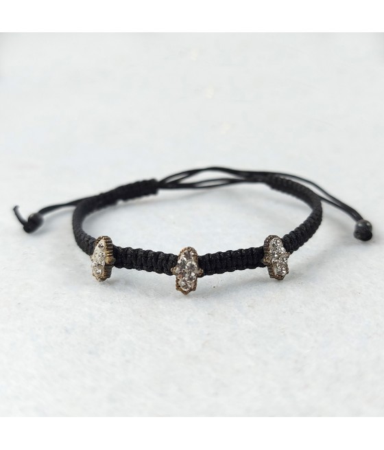 Βραχιόλι οβάλ στρας, με...