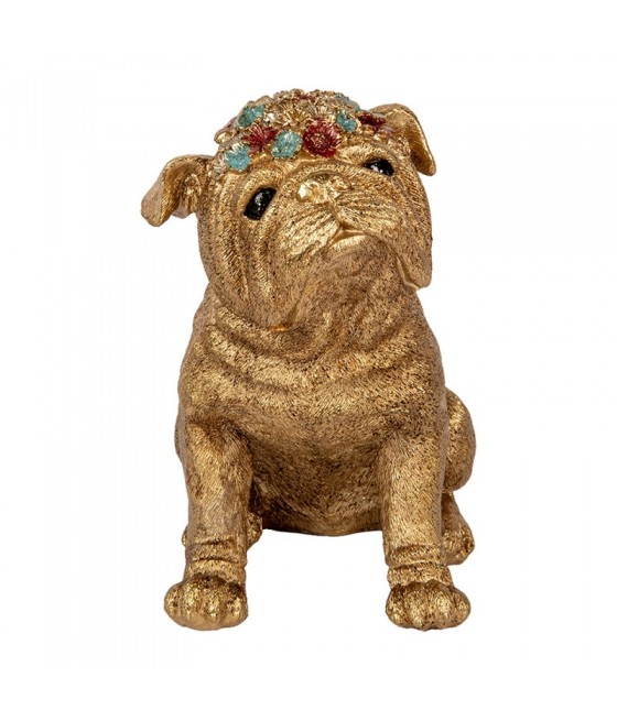 Σκύλος Παγκ (Pug) με λουλούδια