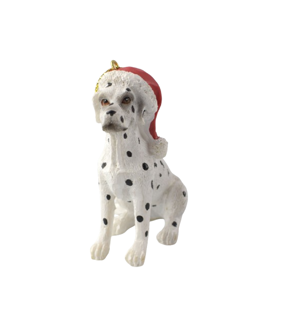 Δαλματίας (Dalmatian) σκύλος, με σκουφάκι, κρεμαστό στολίδι