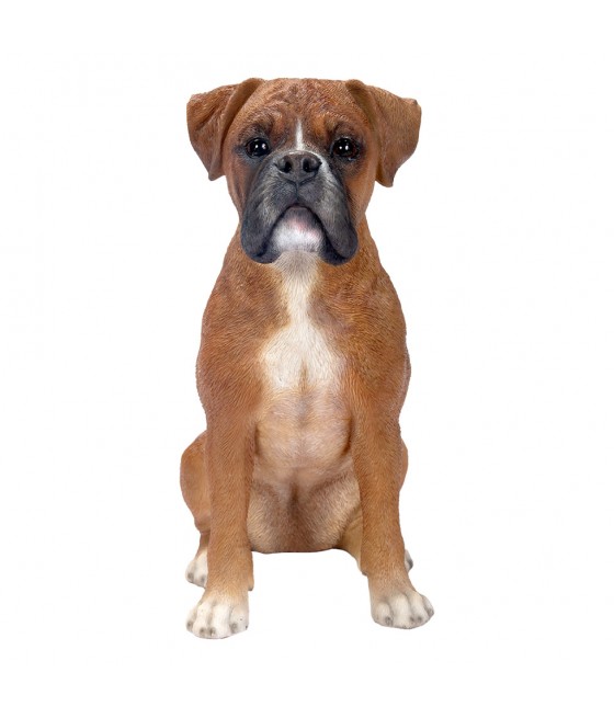 Μπόξερ (Boxer),σκύλος καθιστός